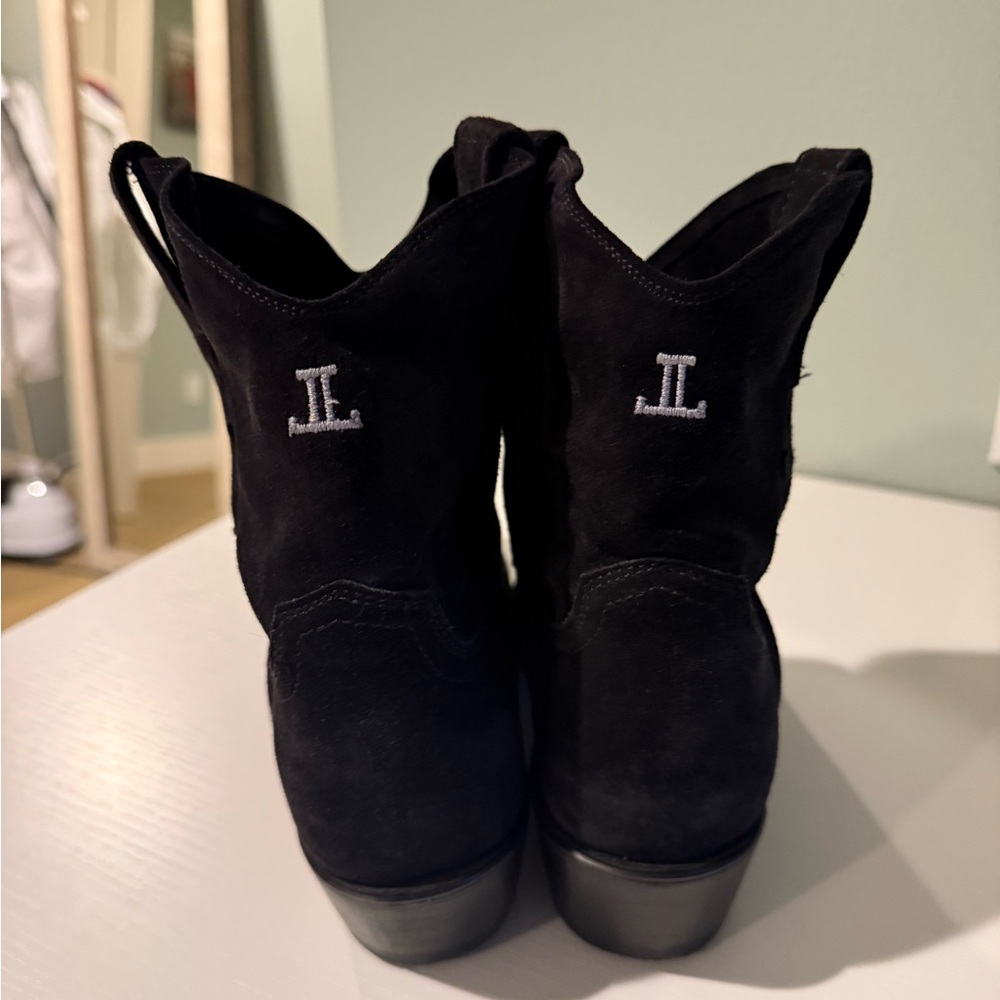 Lucchese ELENA in black suede - Picture 6 of 8